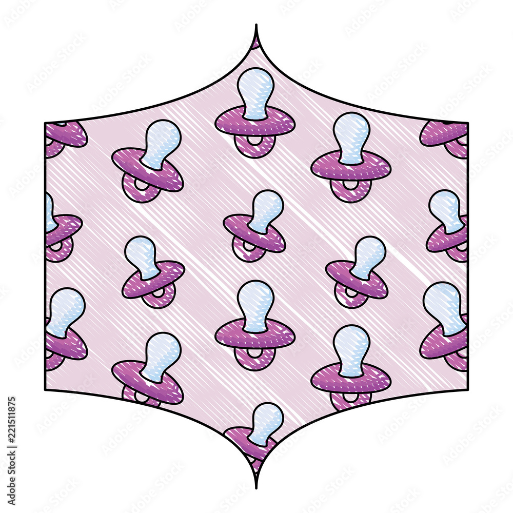 Poster baby pacifier pattern