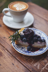 Coffee cup cheesecake