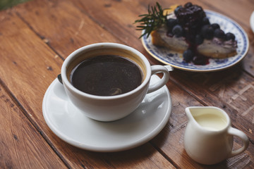 Coffee cup cheesecake