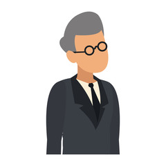 Businessman avatar cartoon