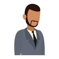 Businessman avatar cartoon