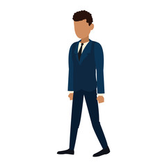 Businessman avatar cartoon