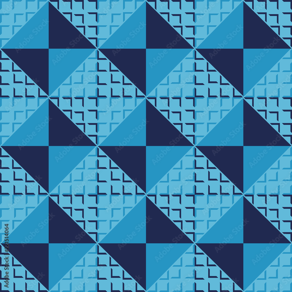 Poster geometric figures and colors pattern background