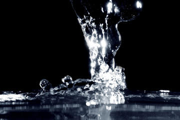 Water splash as background