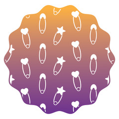 baby pins pattern design