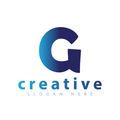G letter logo icon vector template
