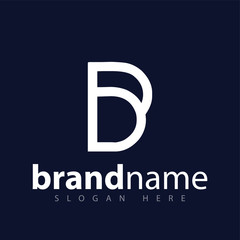 B letter logo icon vector template