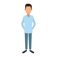Man faceless avatar