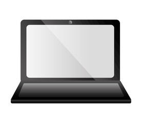 laptop computer isolated icon