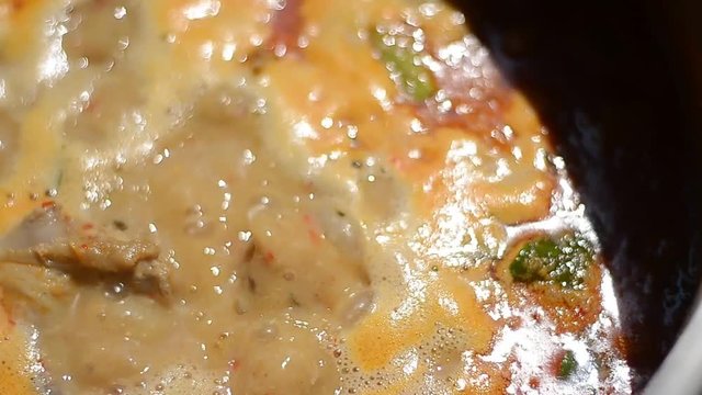 Close-up of Gary Steiner pot put the pork that is a hottie