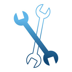 wrenchs keys crossed icon