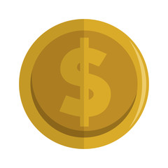 coin money isolated icon