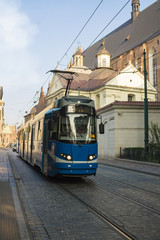 Fototapeta na wymiar Classic european cityscape of old town Krakow, Poland