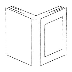 text book isolated icon