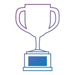 trophy cup isolated icon