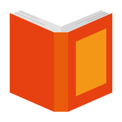text book isolated icon