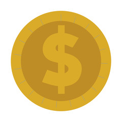 coin money isolated icon