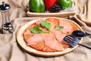 Smoked Salmon Pizza 