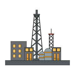 Obraz premium Plant industry machines