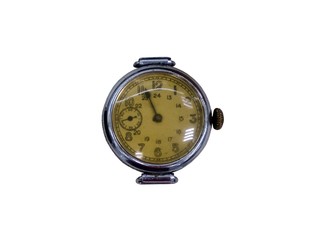 old wristwatch, isolate