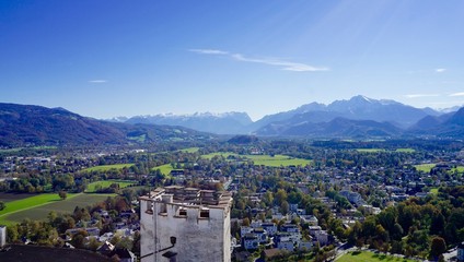 Obraz premium view of salzburg