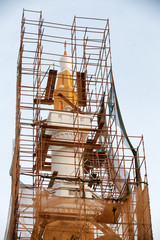 Mosque in Dubai undergoing repair