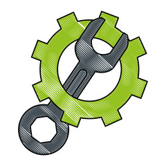 wrench tool with gear