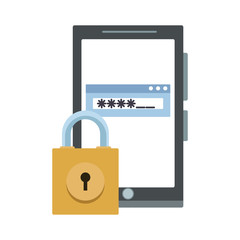 Smartphone with password