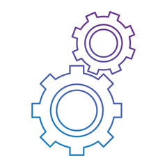gears machinery isolated icon