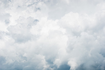 Fluffy big beautiful cloud with bright sky for texture background