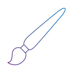paint brush isolated icon