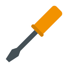 screwdriver tool isolated icon