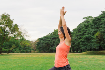 Yoga woman.