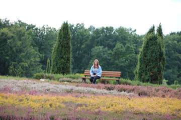 Pause im Heidegarten Schneverdingen