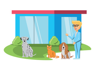 Fototapeta premium pet store design