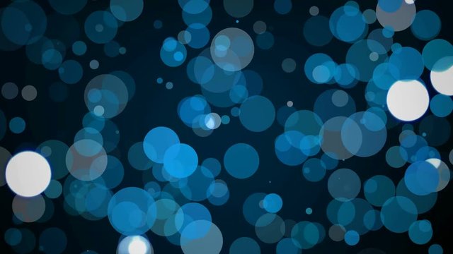 Set of 5 different colors sparkle flying. Abstract animation 4K.