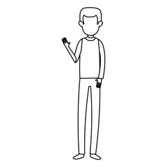 young man avatar character