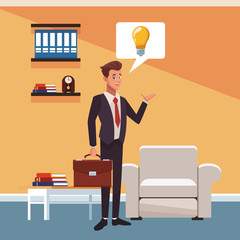 Businessman at office