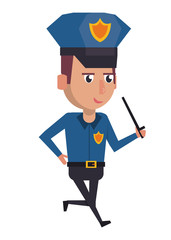 Police officer cartoon