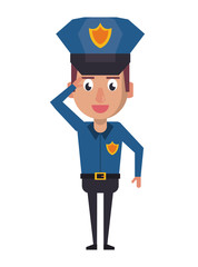 Police officer cartoon
