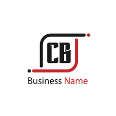 Initial Letter CB Logo Template Design