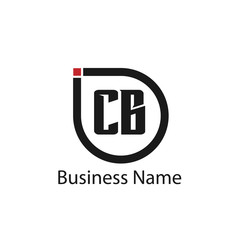 Initial Letter CB Logo Template Design