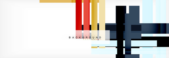 Minimal line design abstract background