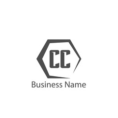Initial Letter CC Logo Template Design