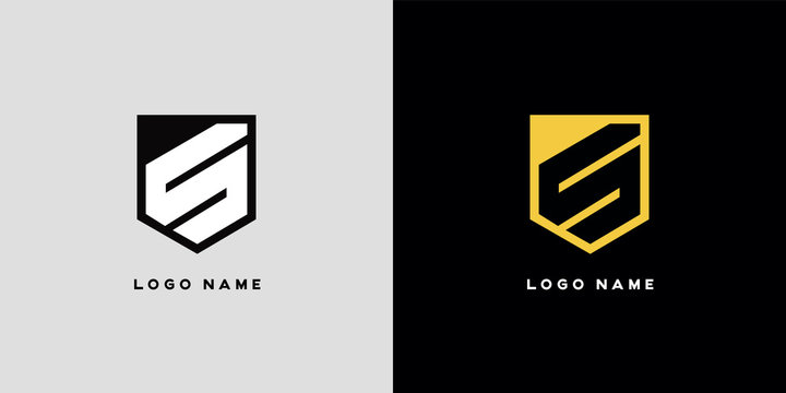 Geometric Letter S Logo