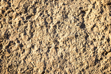The texture of the plastered wall
