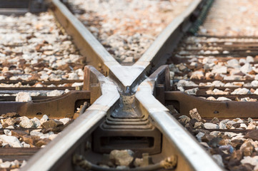 traditional train rails