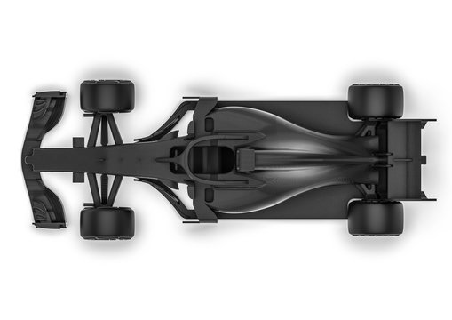 F1 car radiography / 3D render image representing an F1 car radiography