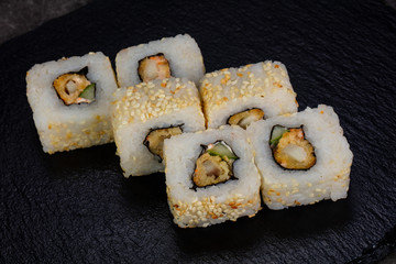 Japanese roll with prawn