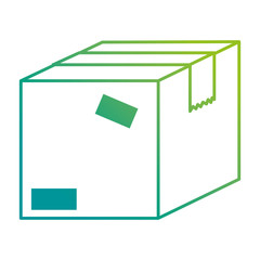 packing box carton icon